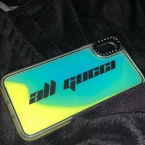 Casetify iPhone XS Max Neon Sand Liquid Case